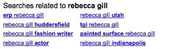 Suggested Searches for Rebecca Gill