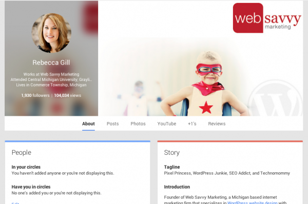 Google+ Profile for Rebecca Gill