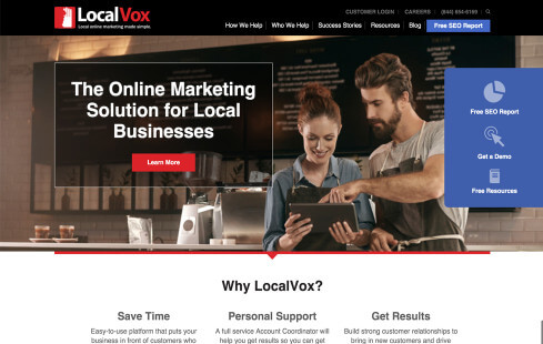 LocalVox Website Design Project