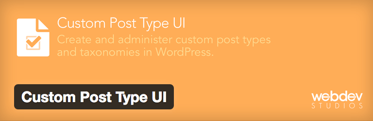 Custom Post Type UI Plugin